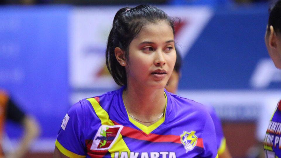 Pemain Jakarta Electric PLN Dian Wijayanti. - INDOSPORT